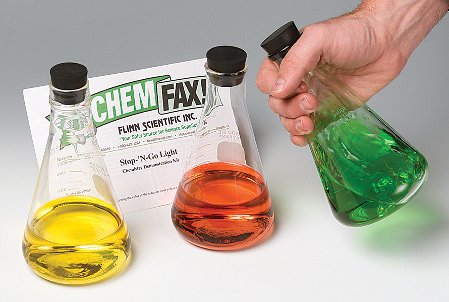 Stop and Go Light Oxidation-Reduction Chemical Demonstration Kit