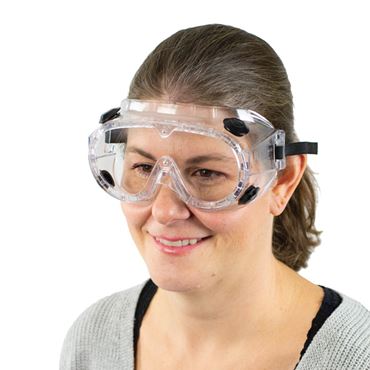 Standard Vented Lab Safety PPE Chemical Splash Goggles