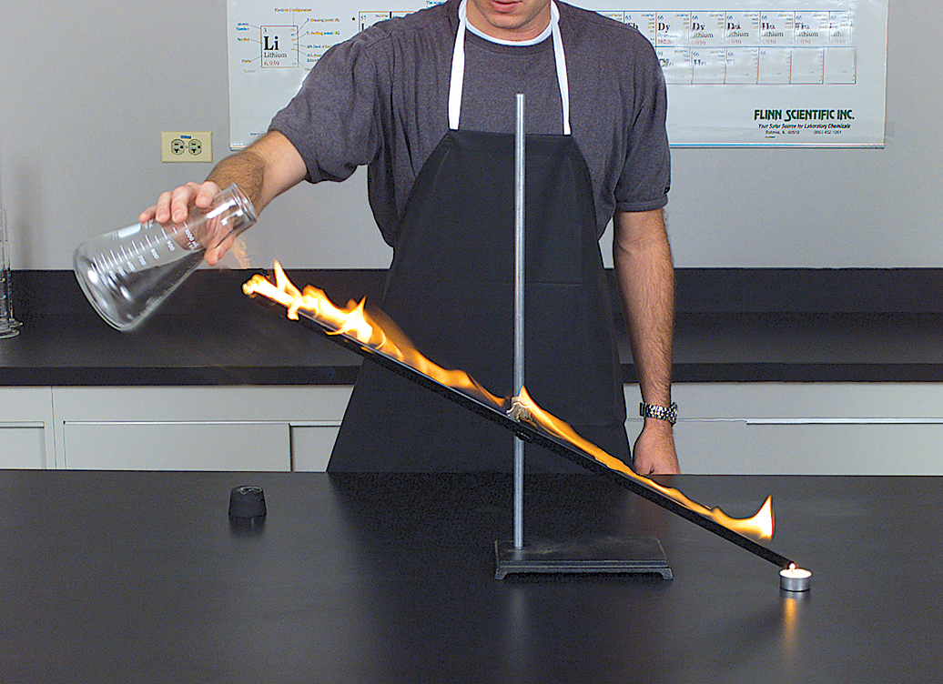 Flaming Vapor Ramp Chemical Safety Demonstration Kit