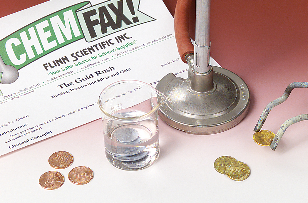 The Gold Rush Oxidation–Reduction Chemical Demonstration Kit