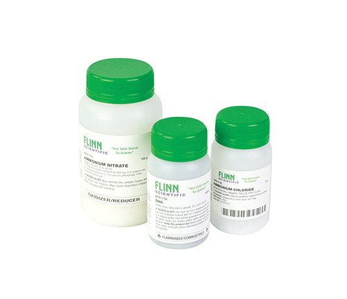 zinc dust, ammonium nitrate, ammonium chloride