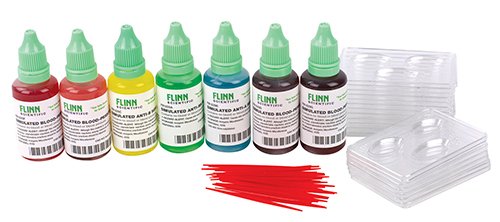 ABO/Rh Simulated Blood Typing Anatomy and Physiology Kit