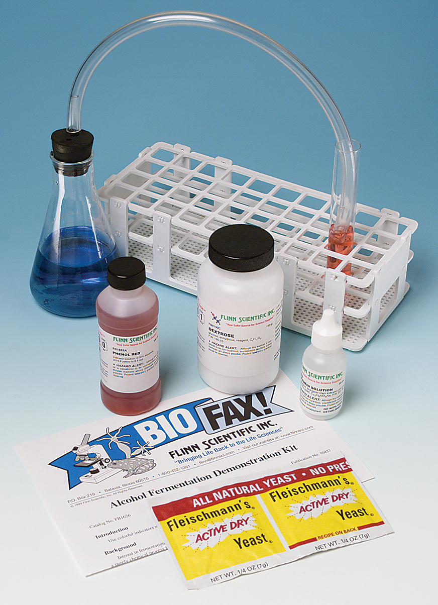 Alcohol Fermentation Biochemistry Demonstration Kit