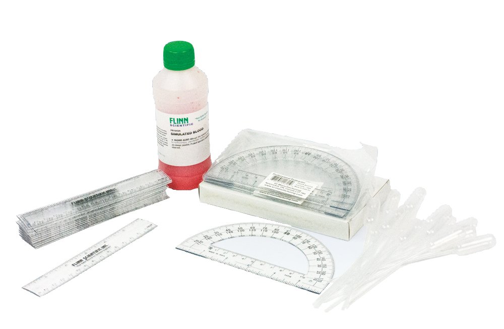 Bloodstain Pattern Analysis Forensics Laboratory Kit