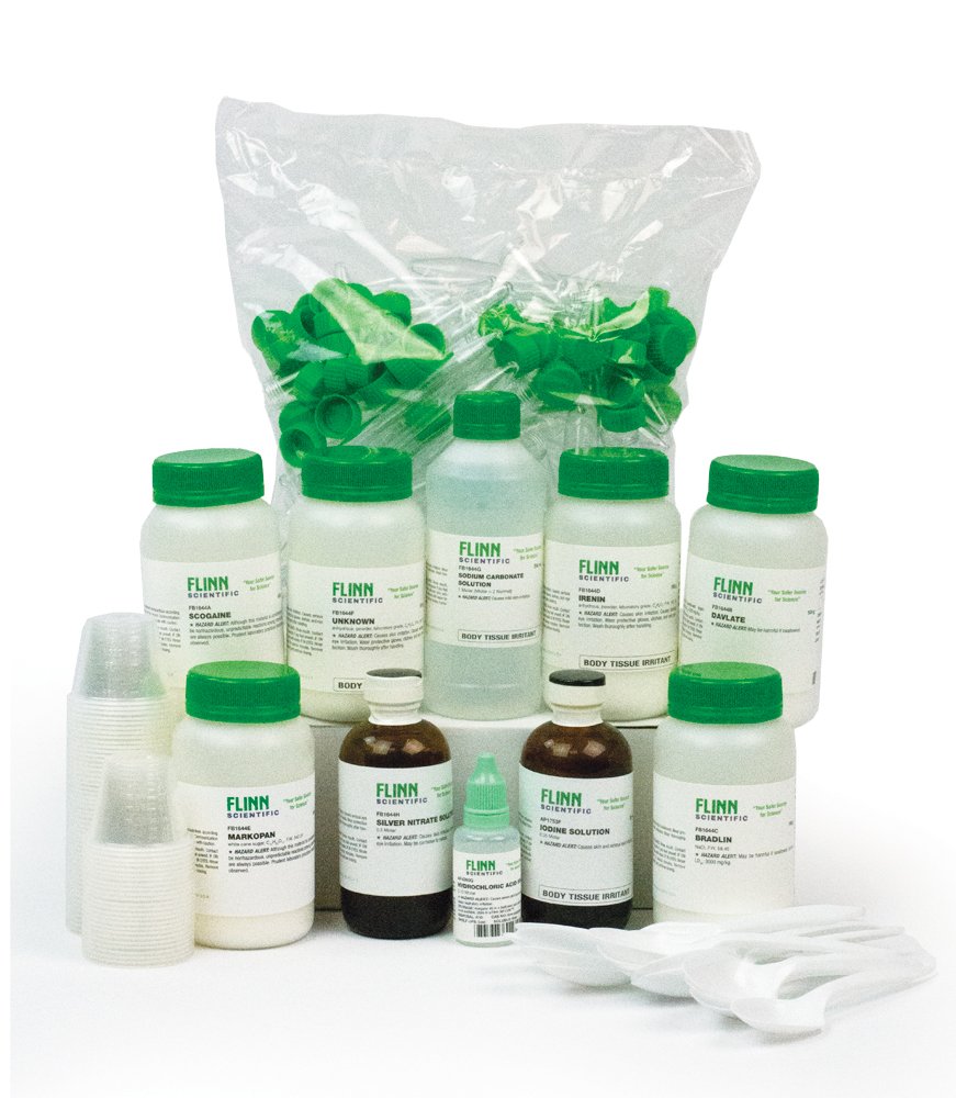 Identification of Unknown Substances I Forensics Laboratory Kit