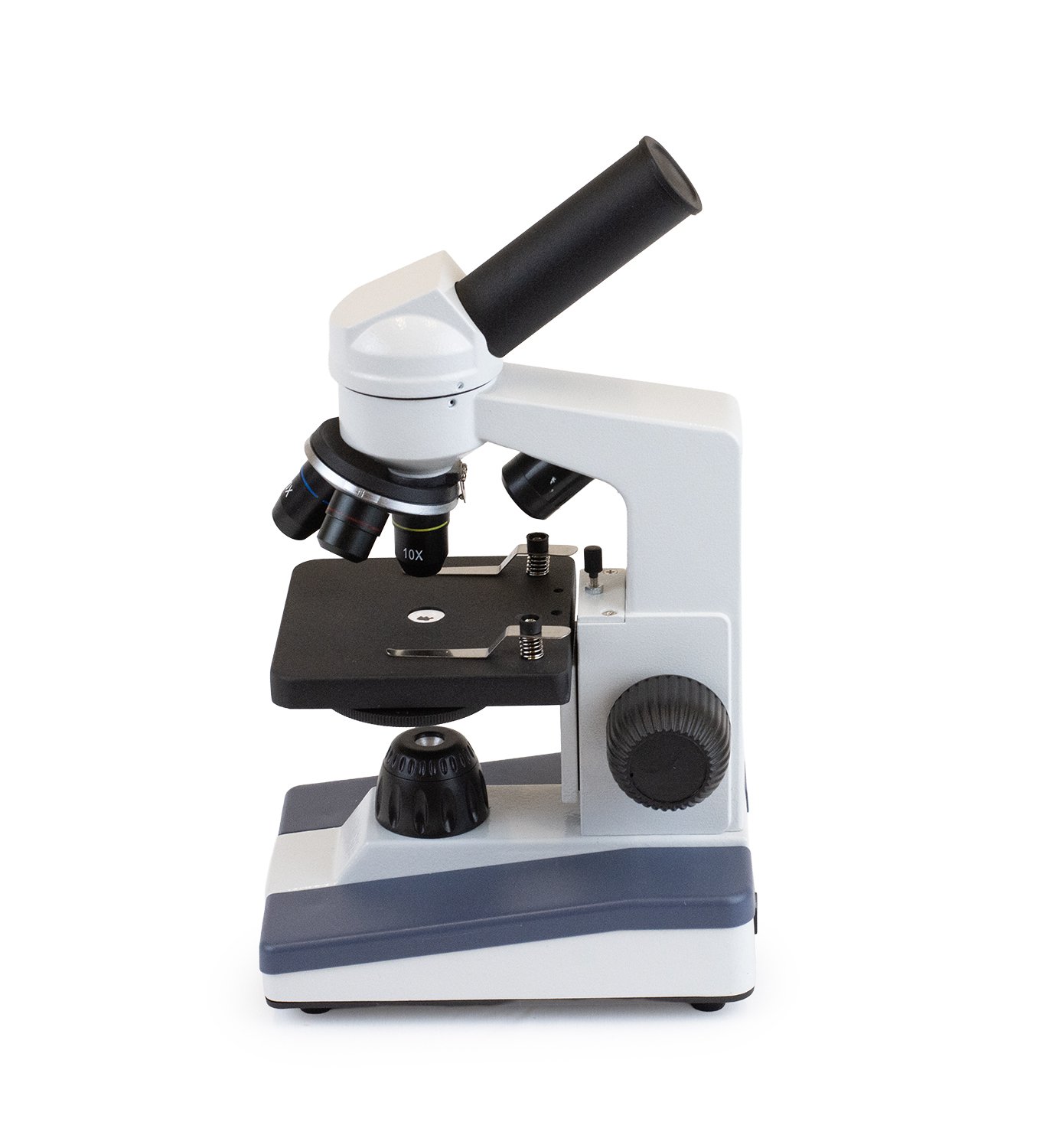 LED illumination, coarse focus knobs, cordless